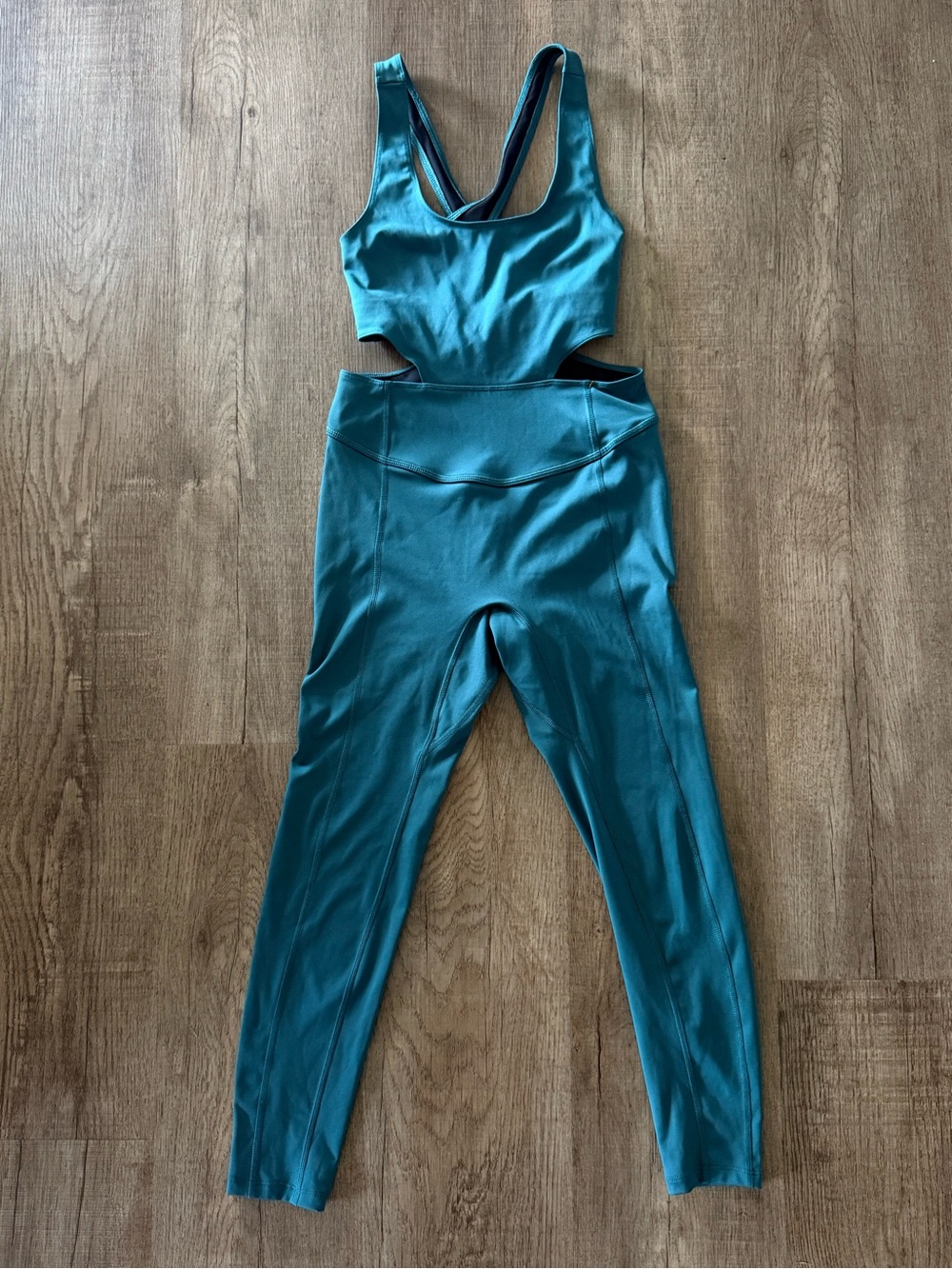 FP Movement Back It Up Jumpsuit in Caribbean Blue